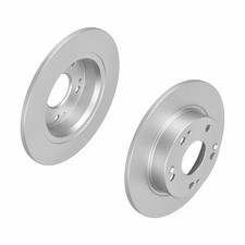 f.becker Bremsscheiben Voll Hinten Rechts Links für Civic VIII HONDA IX