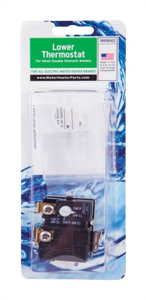 Reliance 100108422 Black Lower Electric Water Heater Thermostat 240V