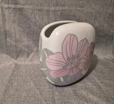 1970er Porzellanvase Rosenthal, Rosem. Nairac, Blumen, Morning Glory, Studioline