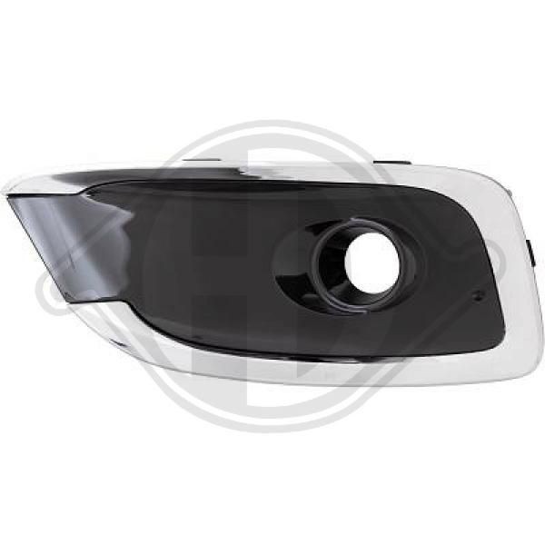 Diederichs 6554148 LüFtungsgitter, StoßFäNger FüR KIA-image