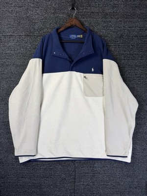 Polo Ralph Lauren Pullover Men 5XB 5XL Big Colorblock Snap T Fleece Performance