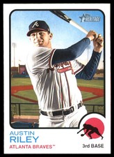 Austin Riley 2022 Topps Heritage #193 Braves MLB READ FREE SHIPPING AutographDen