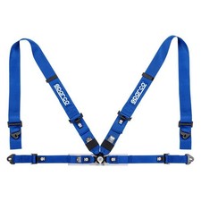 Sparco Belt 4 Point 32 Inches Competition Harness Set Blue Universal 04716m1az