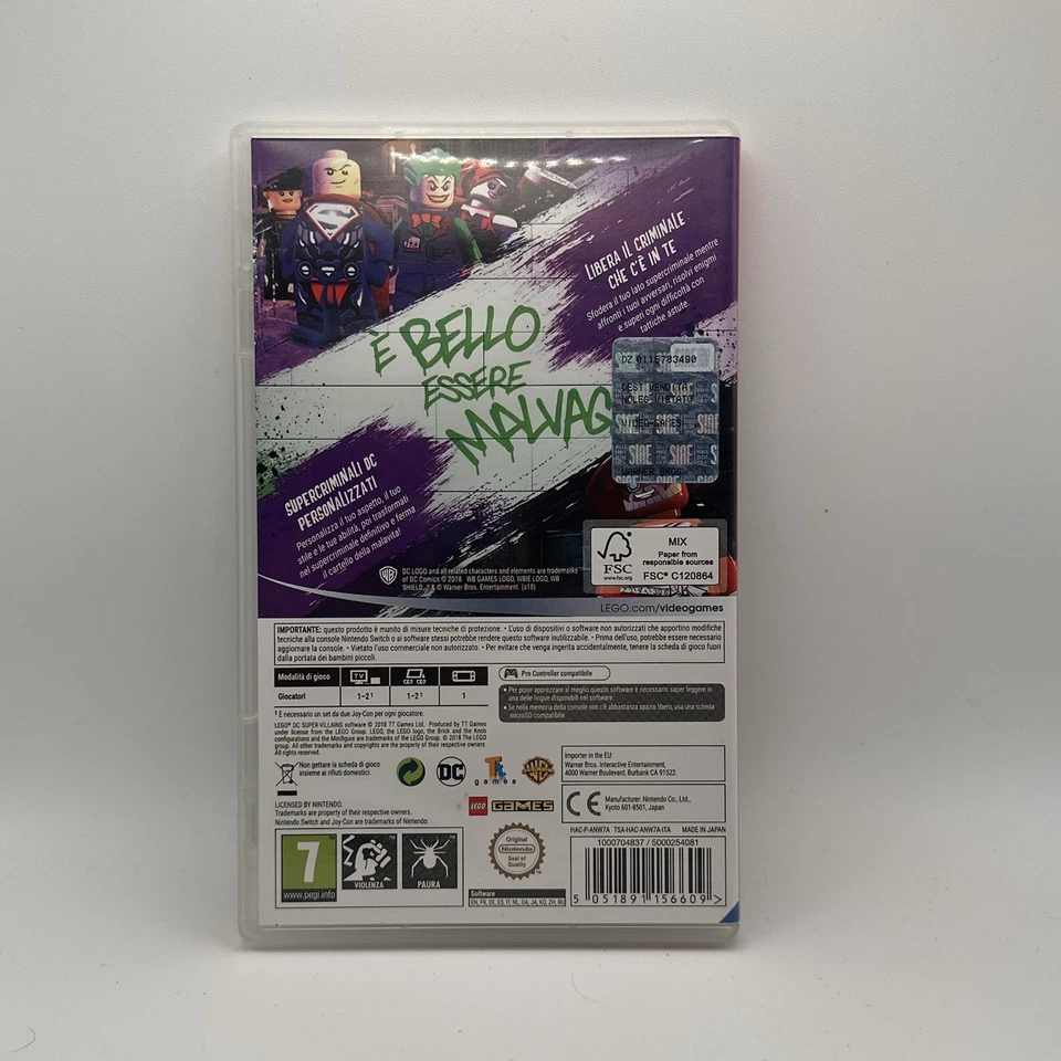 Lego DC Super Villains - Nintendo switch, Lite, Oled 2018 - PAL ITA COMPLETO, foto 2 di 5
