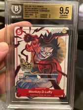 2025 One Piece Card Game Promos Monkey.D.Luffy SR ST01012 / 3rd BGS 9.5