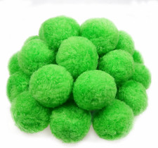 30Pcs Large Pom Poms 2 Inch Light Green Craft Fuzzy Pompoms Balls for DIY Arts a