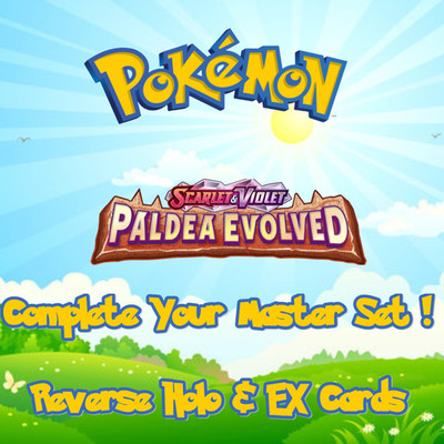 Paldea Evolved Pokemon Cards Reverse Holo Rare EX Master Set Singles You Pick