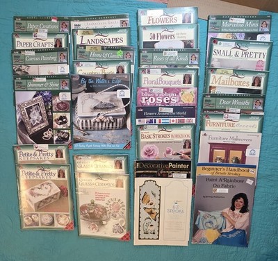 Plaid One Stroke Donna Dewberry Books Variety Random Lot Of 25 + 5 Extas 