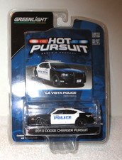 Greenlight LA VISTA NE DODGE CHARGER POLICE CAR Diecast car and Card 1:64 Scale