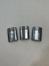 Lot Of 3 VTG Jon-E Aladdin Chrome Hand Warmer 