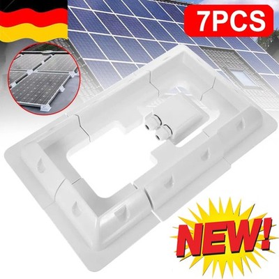 ABS Solarpanel Montage halterung Ecke & Kabeleinführung Wohnmobil Dach Boot NEU