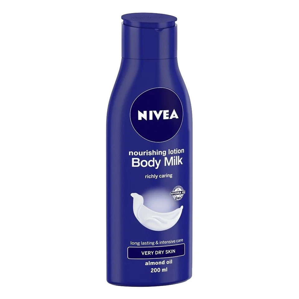 Nivea 48H Moisturizing Body Milk Lotion 200ml with Free Shipping