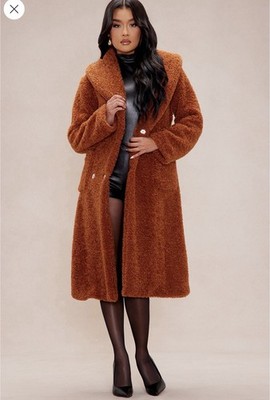 women's teddy bear coat size large