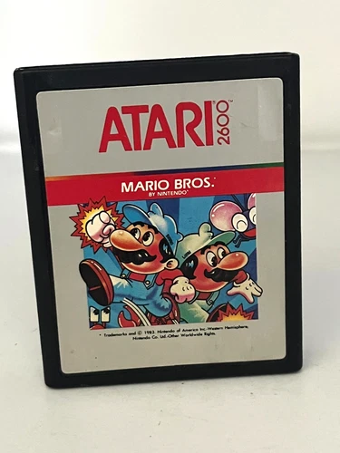 New Listing1983 ATARI 2600 MARIO BROS VIDEO GAME CASSETTE- UNTESTED
