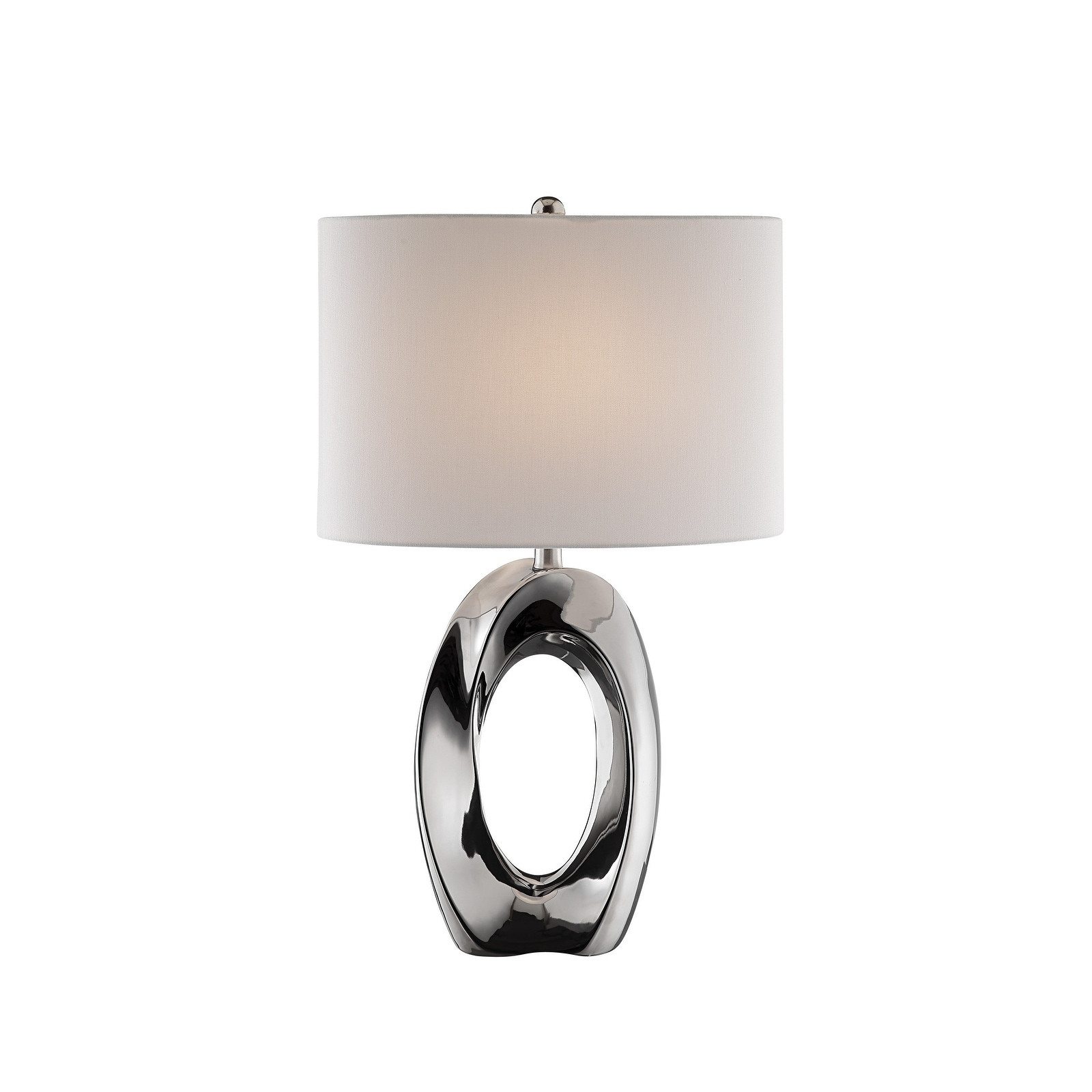 Silver Clover Table Lamp for Elegant Modern Home Decor