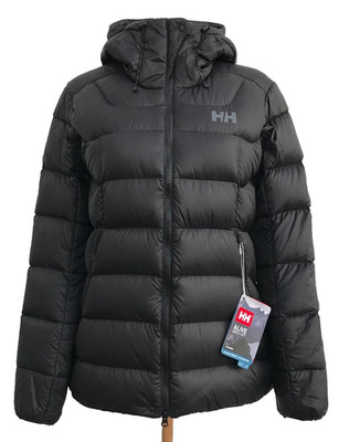 Women's Helly Hansen Glacier Down Jacket BLACK $360, Size: XL