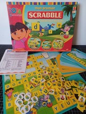 🌟 Mon Premier Scrabble Dora l’Exploratrice Mattel 2005 COMPLET Et Reconditionné