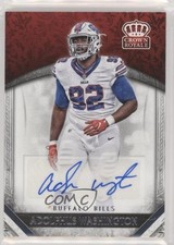 2016 Panini Preferred Retail Crown Royale Rookie Adolphus Washington Auto no9