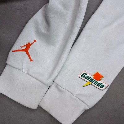 Air Jordan X Gatorade Hoodie Mens Large White Be Like Mike
