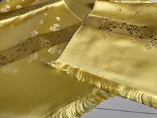 VINTAGE Floral Brocade FRENCH EVENING DRESS SCARF CRAVAT New Old Stock