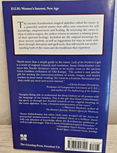 Lady of the Northern Light : A Feminist Guide to the Runes by Susan Gitlin-Emmer - Picture 2 of 8
