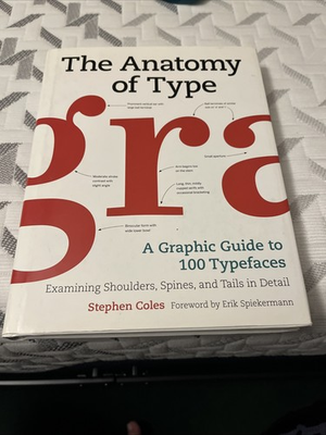 #ad The Anatomy of Type: A Graphic Guide to 100 Typefaces by Stephen Coles $21.00