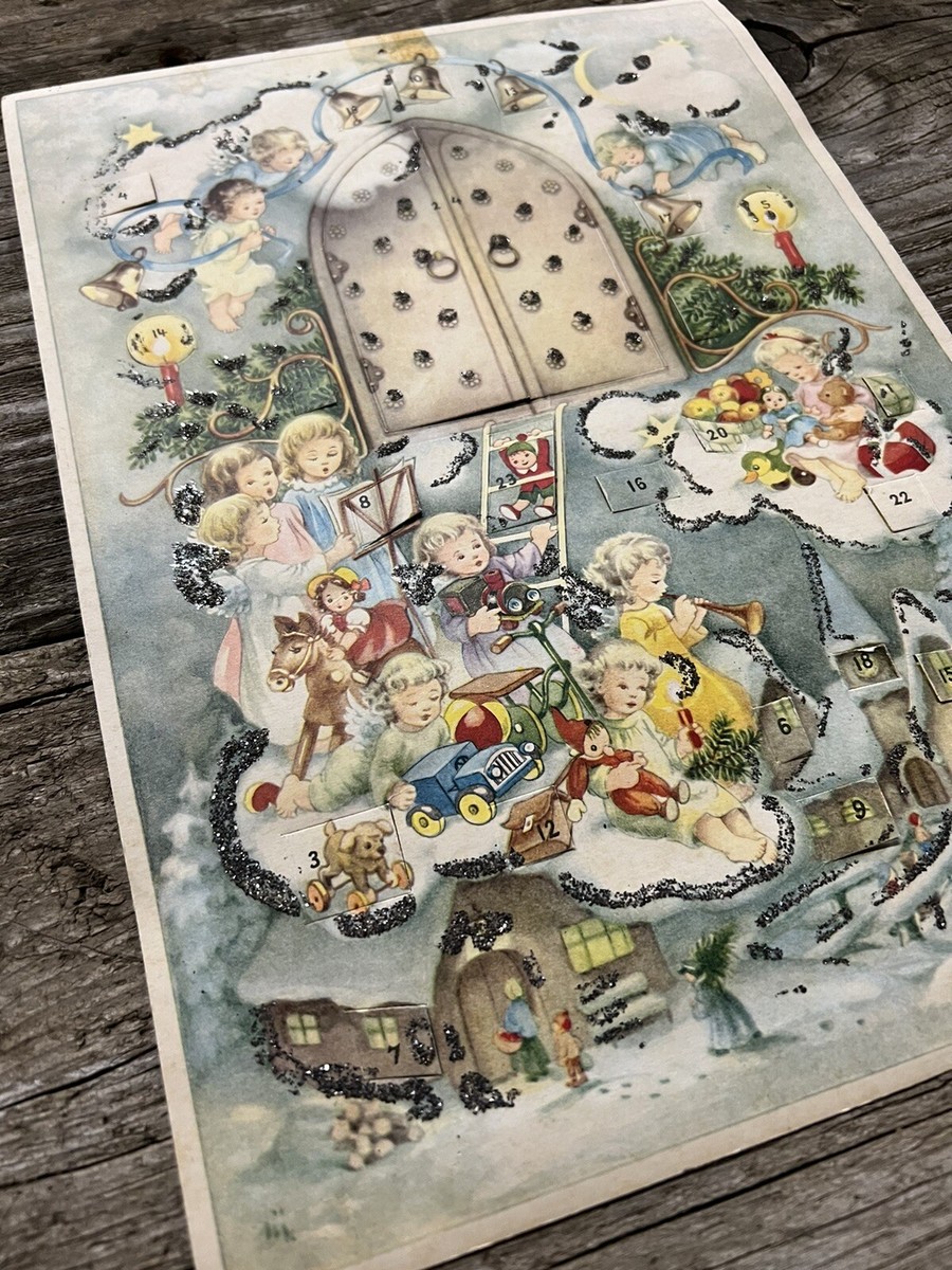1930's Antique Paper Advent Calendar Haco Made In West Germany 0249 | eBay