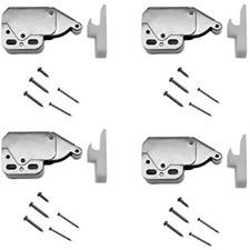 4 Pcs Automatic Spring Snap System Push-in Touch Locks Self-Locking Spring