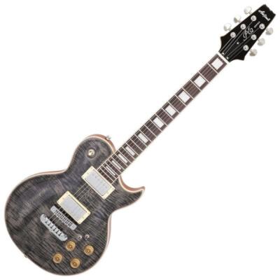 AriaProII PE-700 SBK See-through Black Electric Guitar w/gig