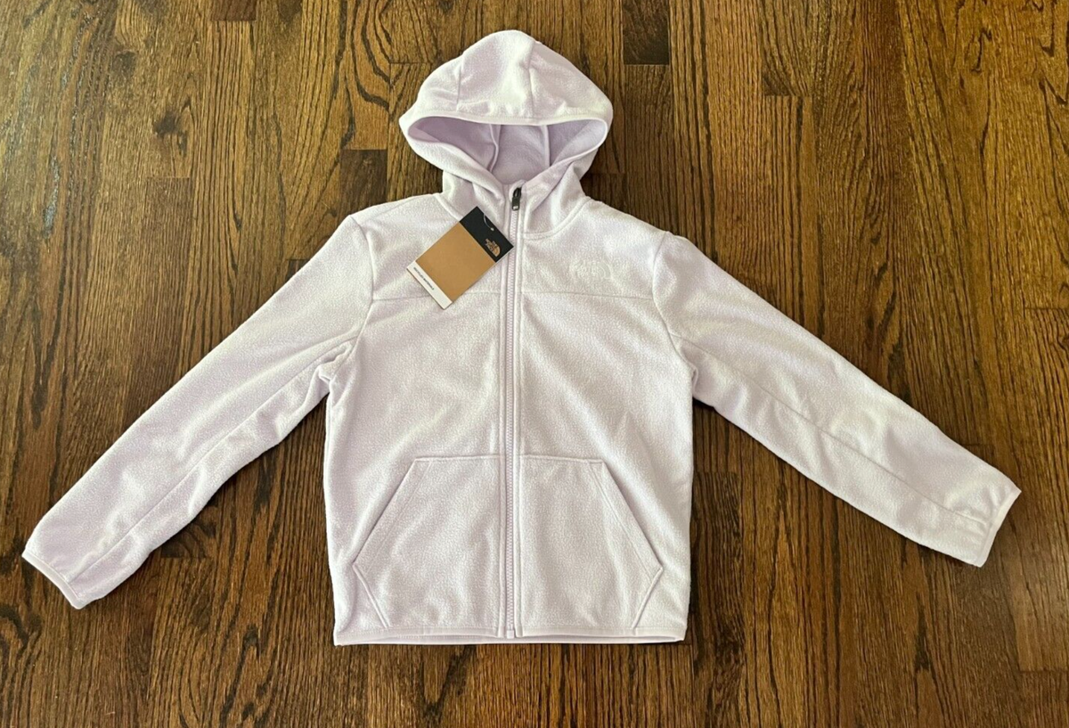 The North Face Youth Girl Lavender Fog Anchor Fleece Hoody Jacket