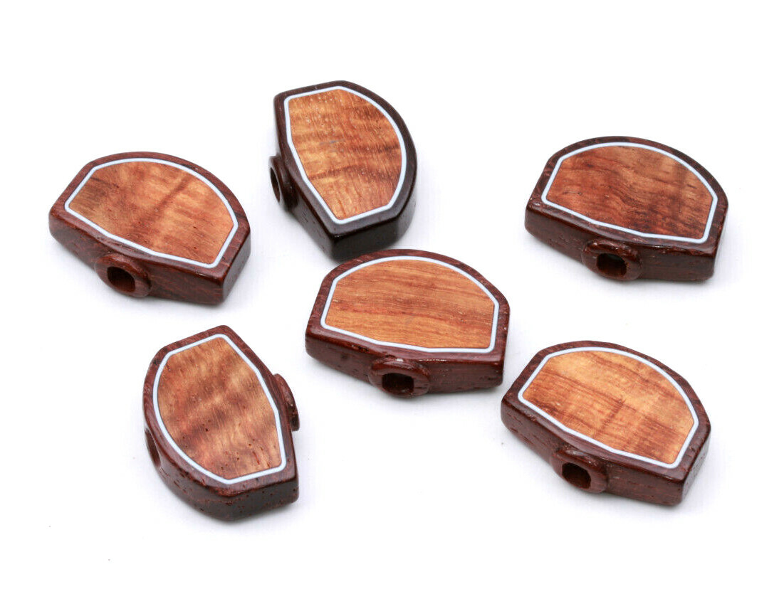 Tuner Buttons M6 Mad.Rosewood/KOA (6) fits /Gotho & PRS