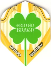 WINMAU IRISH "ERIN GO BRAGH" SHAMROCK Dart Flights: 3 per set