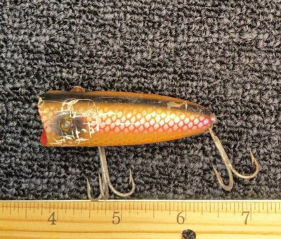 Leurre De Pêche Vintage Heddon Baby Lucky 13 – Fabrication Japon, Pour Collection