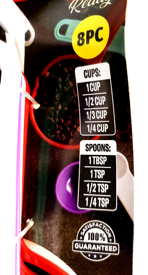 GoodCook 8pc Measuring Cup and Measuring Spoon Set - Image 4 of 4