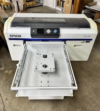 Epson F2000 Direct-to-Garment Printer - Multiple Platens, ink +  (USED)