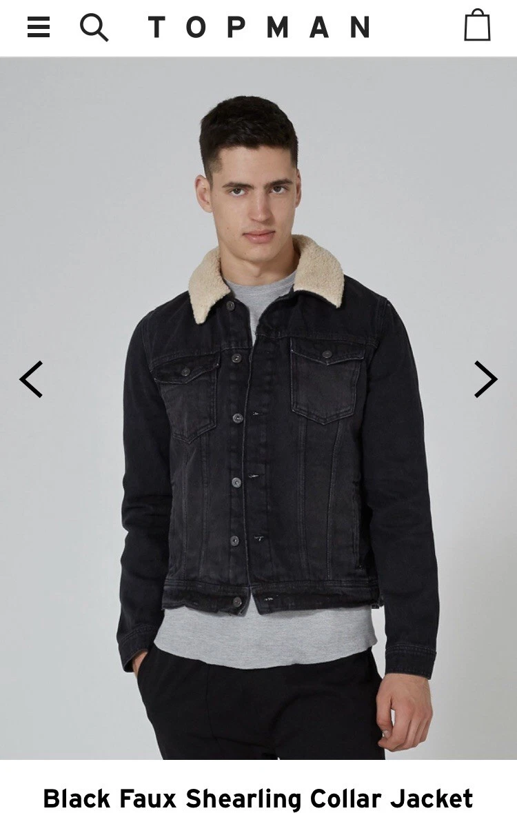 Topman denim jacket discount