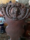 Antique Carved Cherub Face Arm Chairs Karpen Of Chicago 4 Pc — photo 2