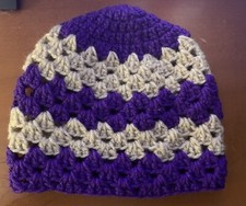 Handmade Crochet Beanie Hat for Girls