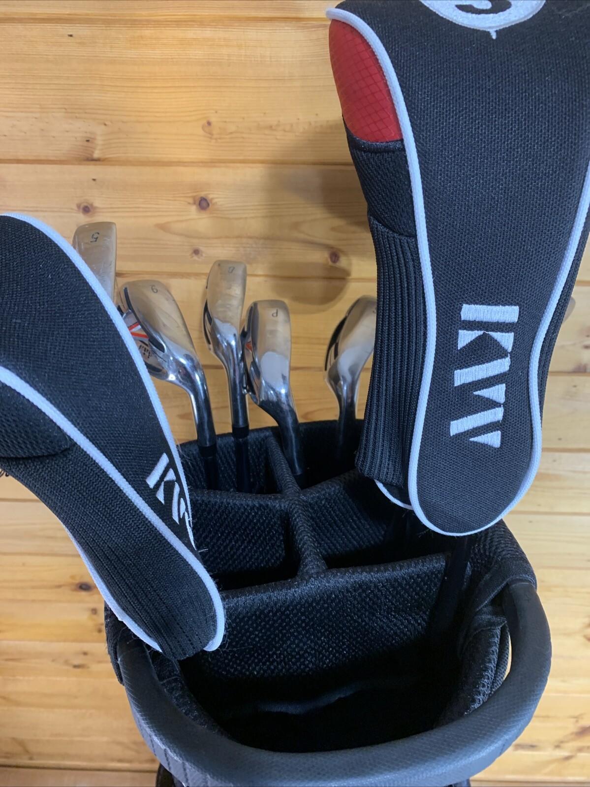 KVV Men’s Golf Clubs Package Set Includes Fairway, Hybrid, Irons 5-SW