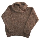 Antonella Tricot Knit Jumper Mohair Blend Shawl Neck Sweater Womens Large