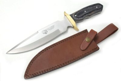 Wild Turkey Handmade  Classic Wood Handle Stainless Steel Hunting FixBlade Outdo