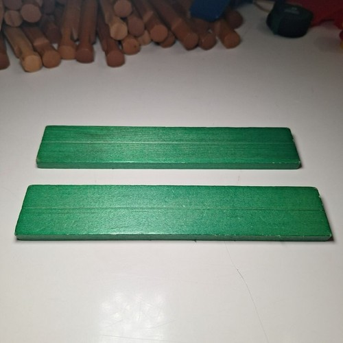 Lincoln Logs Green Roof Pieces 8 Inch Billboard Storefront Sign Replacement - Picture 3 of 4