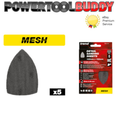 Trend Mesh Schleifblätter Deltaschleifer Abranet - 5 Stück