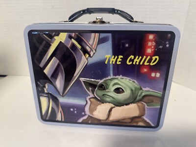 Star Wars The Mandalorian & The Child (Baby Yoda) Small Tin Tote Lunch ...