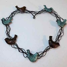 Heart  Birds Metal Wall Decor Home Decoration LOVE heart shape wreath VALENTINE