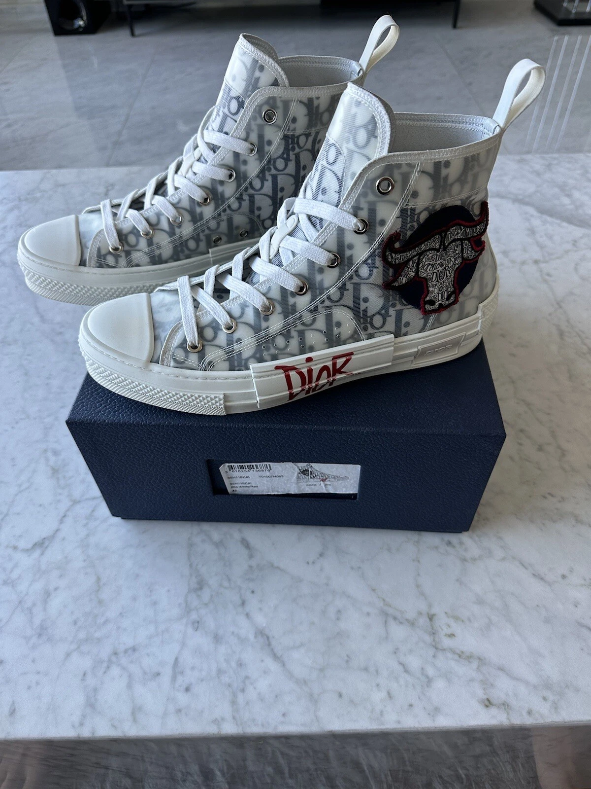Christian Dior CD B23 Oblique Dior et Shawn Stussy Chicago MJ comme neuf 100 taureaux