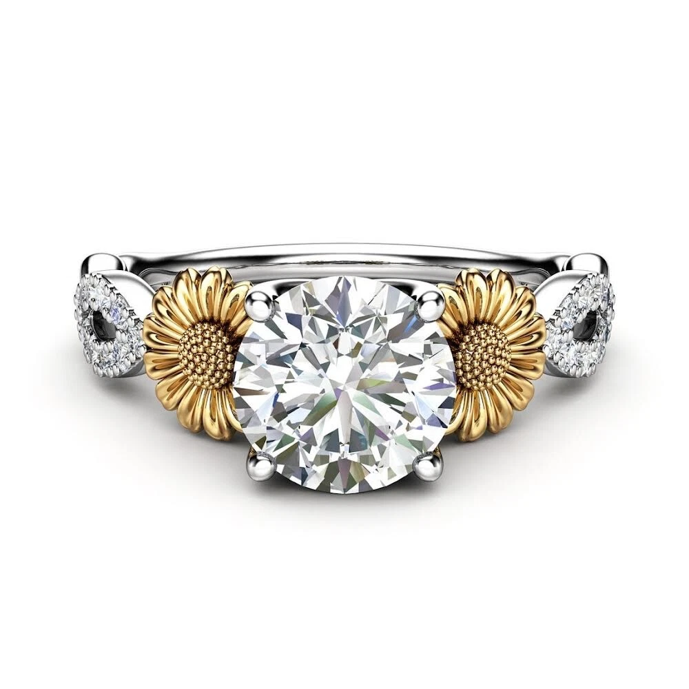 Engagement rings sunflower deals