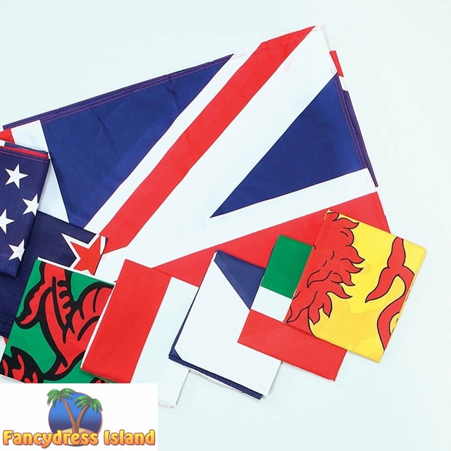 WELSH FLAG 3' x 5' WALES CLOTH One Size FAST POST Partyware