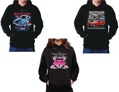 Ford Mustang Hoodie Cobra Classic Girl Ford Hooded Sweatshirt - Main Image