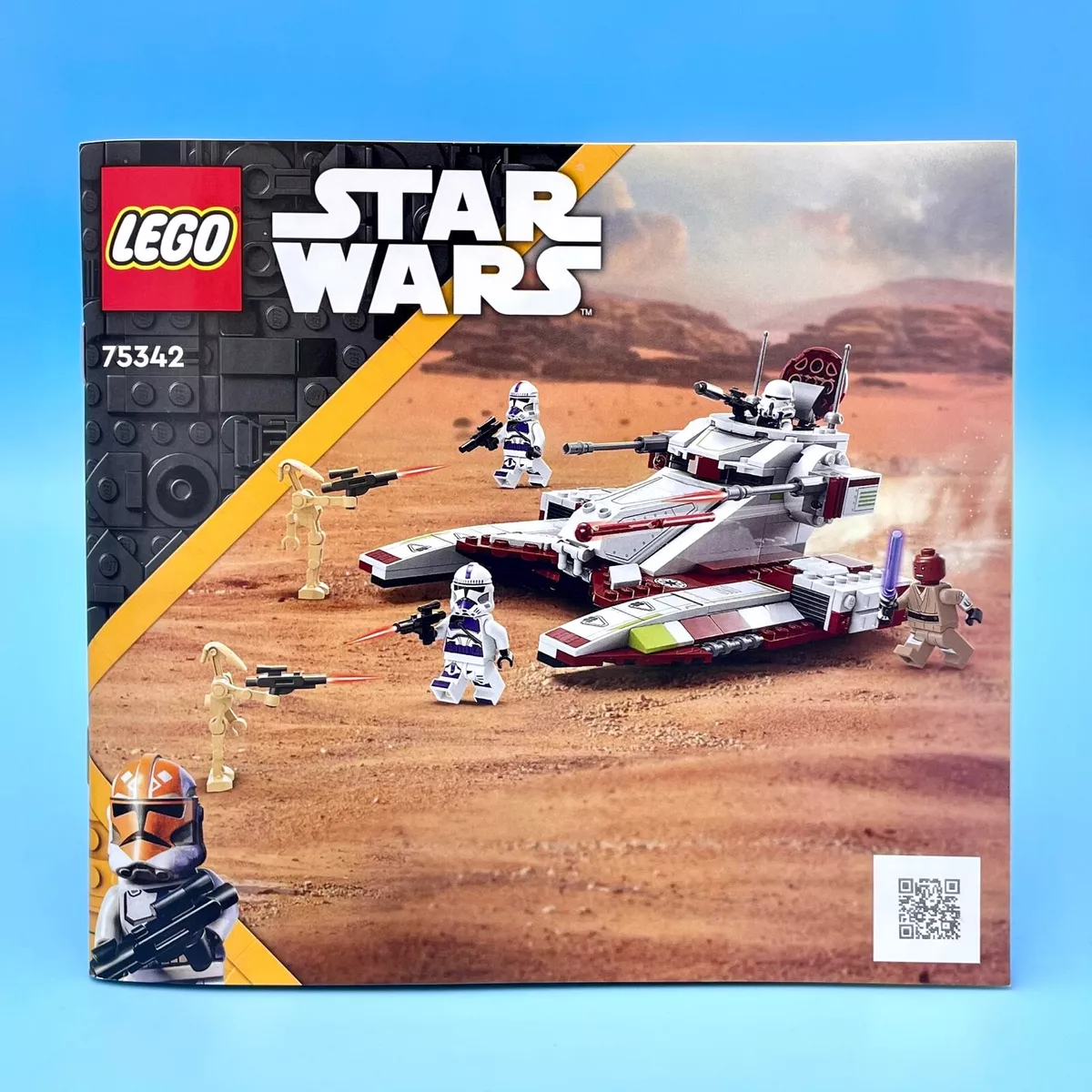 LEGO Star Wars Republic Fighter Tank Instruction Manual ONLY from Set 75342
